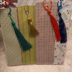 Colorful Tassel Bookmarks Set